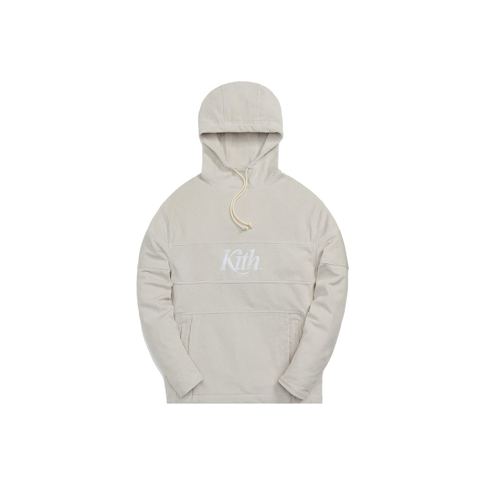 NWOT Kith Corduroy Double Pocket Hoodie Hallow Men's Sz XL FW21 Casual Sweater - Picture 10 of 11